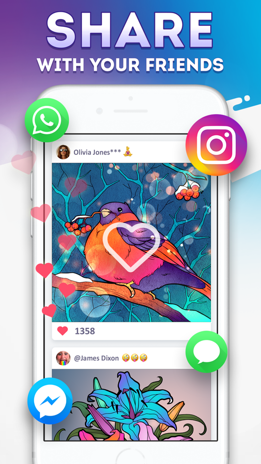 #4. Magic Coloring - Paint Book (iOS) Ved: ZiMAD