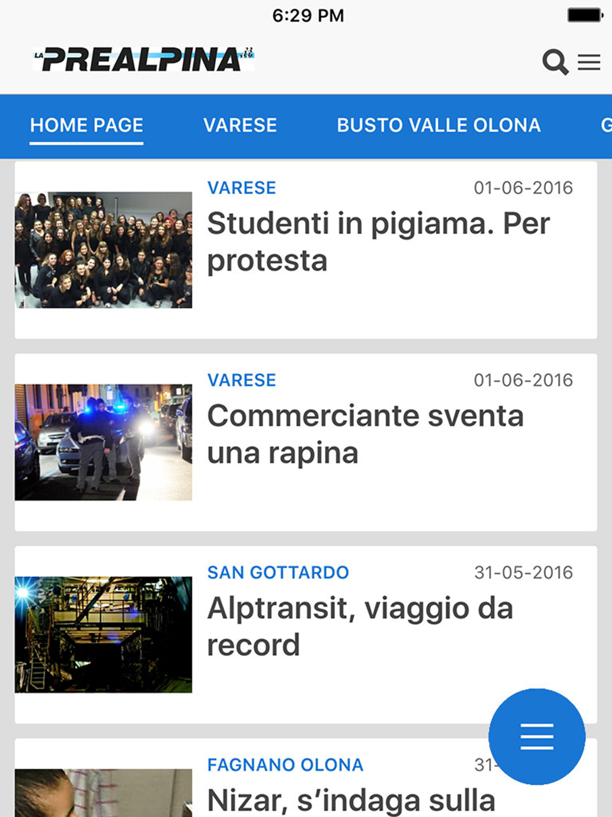 La Prealpina Mobile