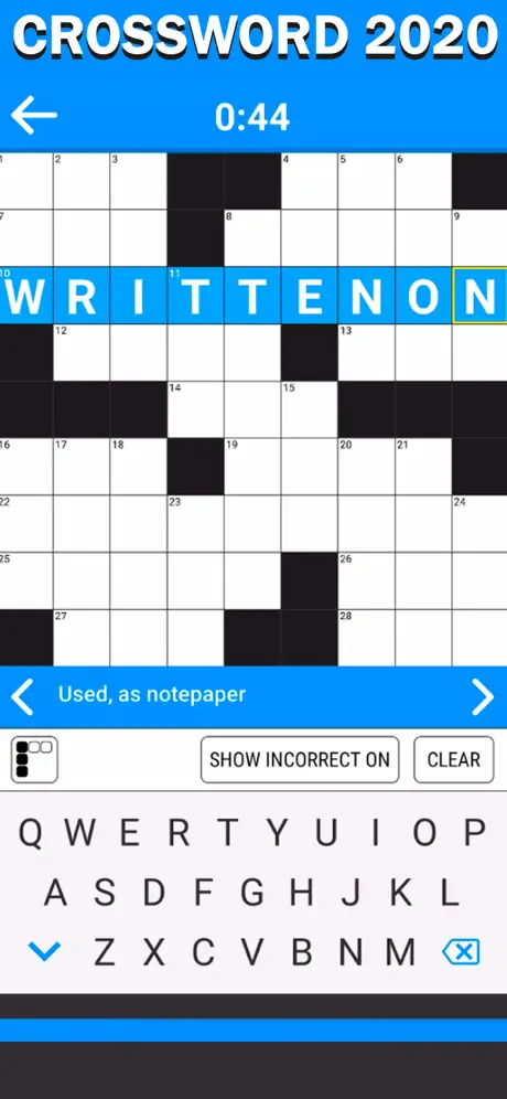 Crossword 2024