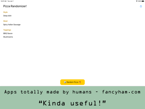 Pizza Randomizerのおすすめ画像2