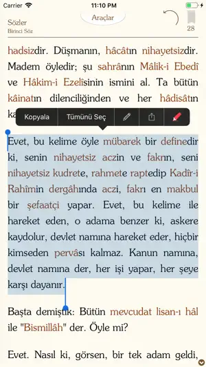 Risale-i Nur Külliyatı - SÖZ screenshot 4