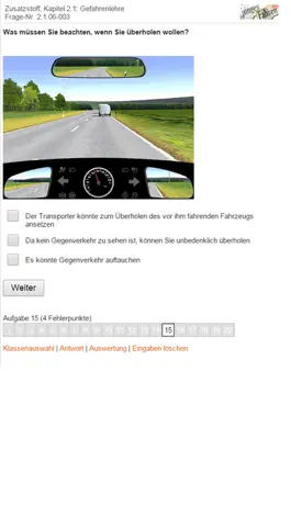Game screenshot Prüfungsquiz apk