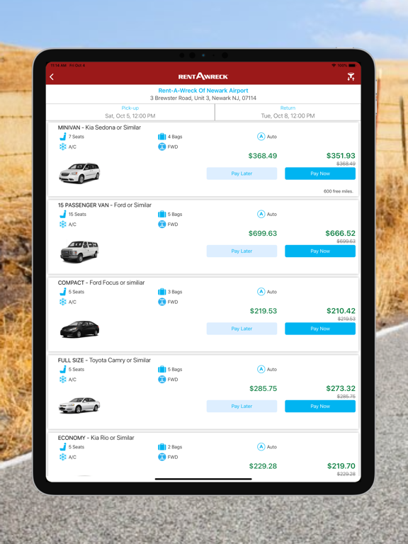 Screenshot #5 pour Rent-A-Wreck Car Rental