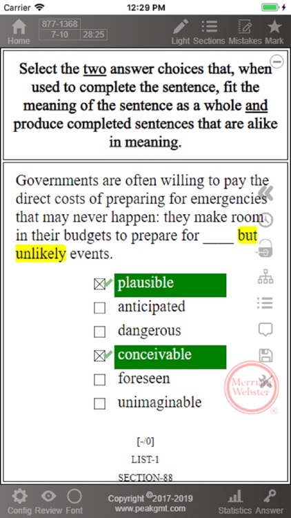 Practice 5 for GRE® Test