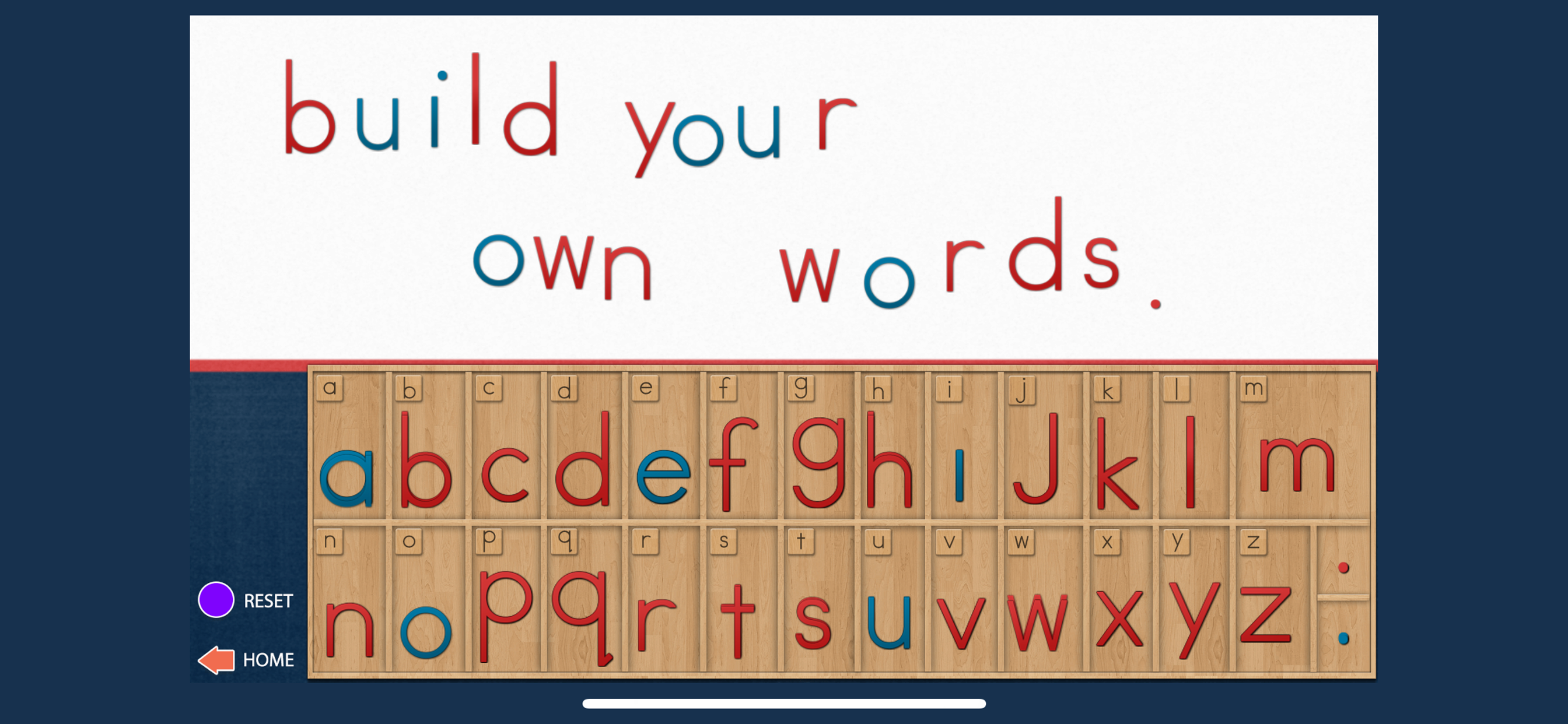 Montessori Movable Alphabet