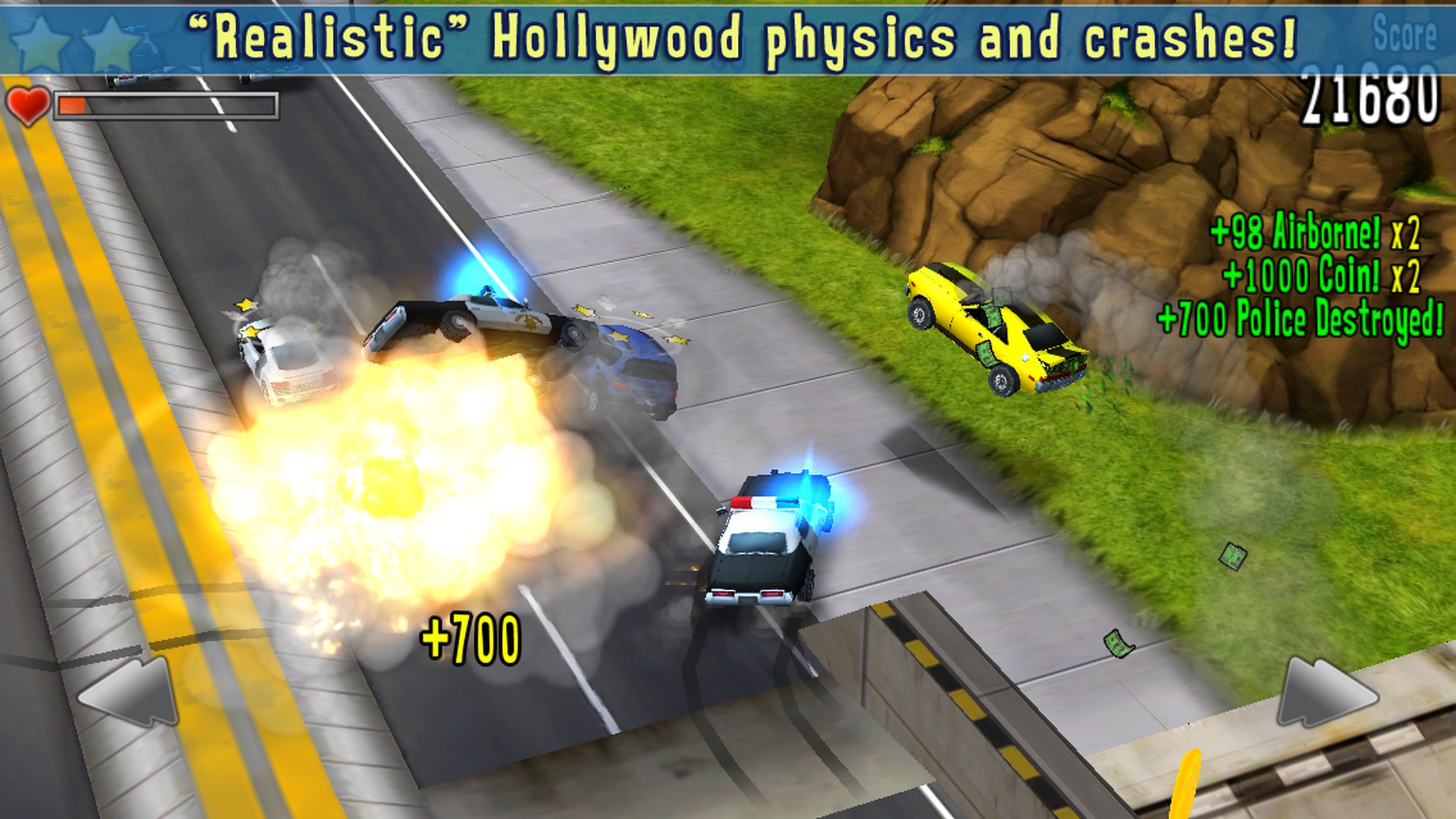 Screenshot do app Reckless Getaway