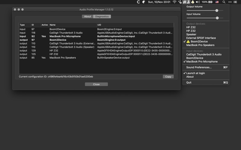 Screenshot #2 pour Audio Profile Manager
