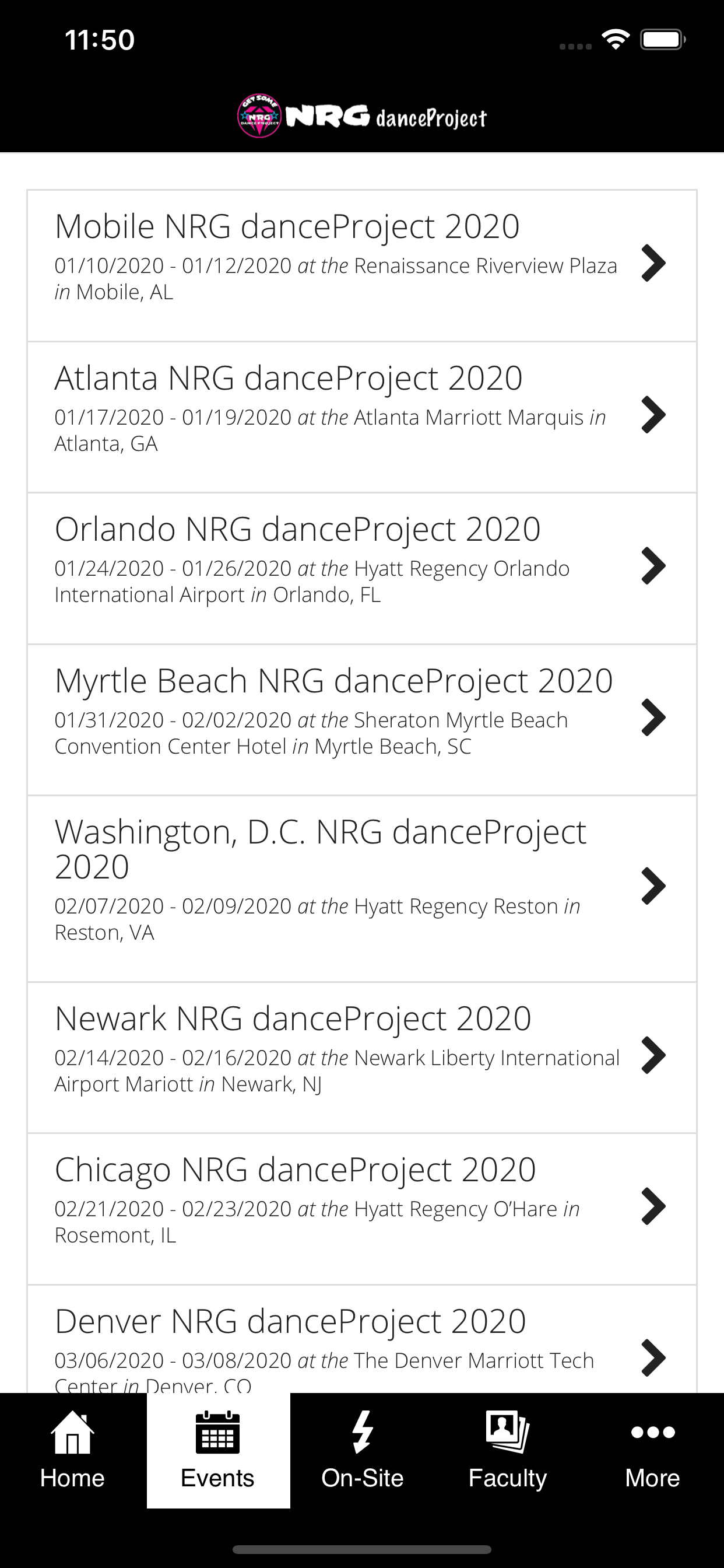 NRGdanceProject screenshot 3