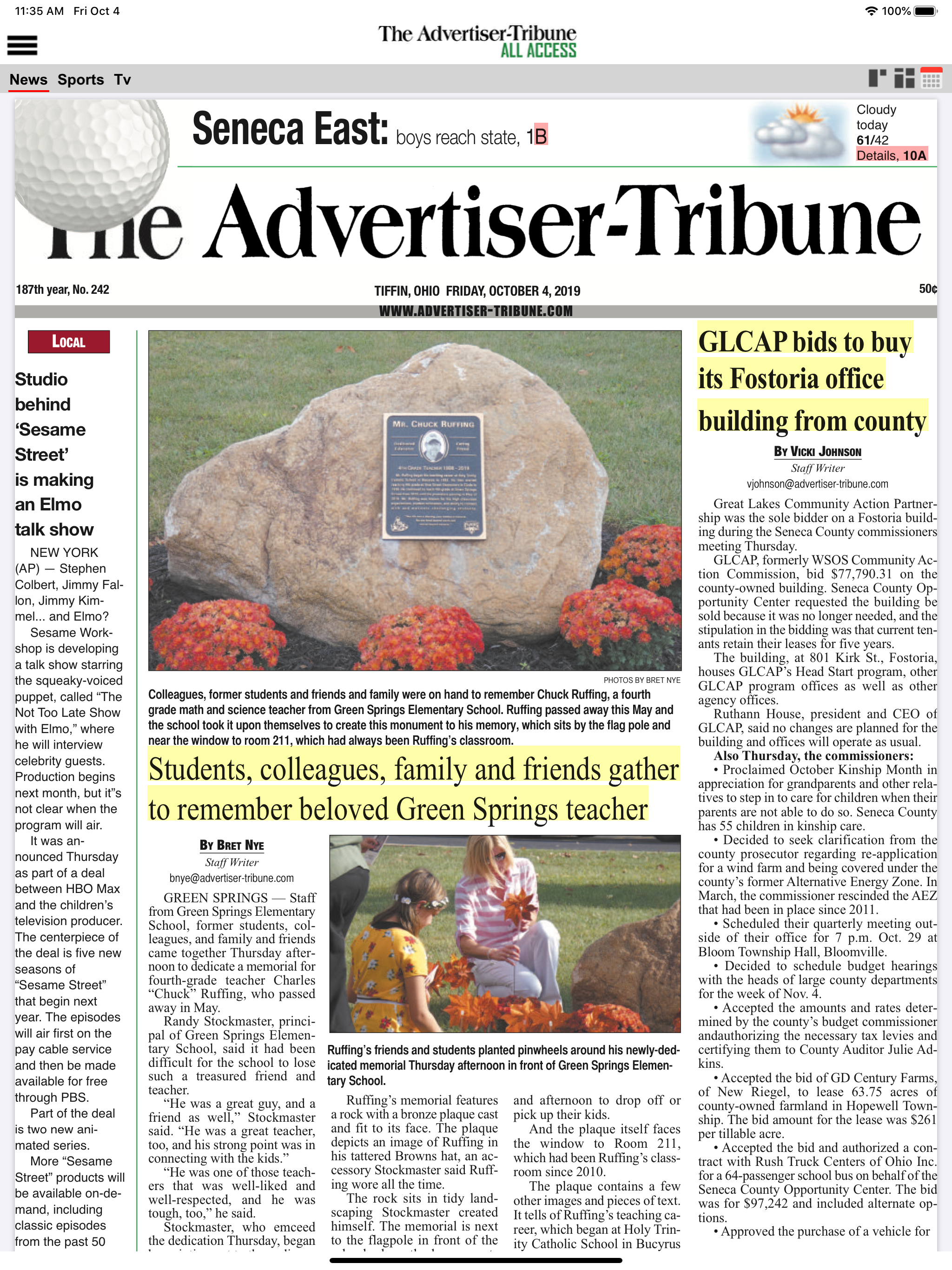 Advertiser Tribune All Access screenshot 8