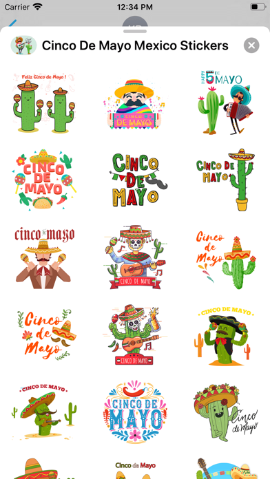 Cinco De Mayo Mexico Stickers screenshot 2