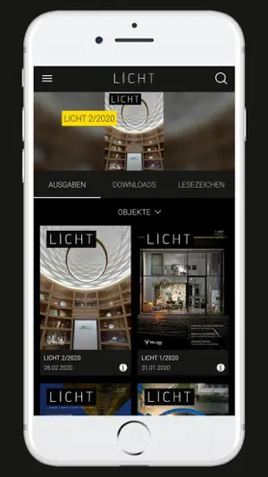 LICHT Zeitschrift screenshot 2