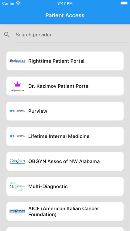 Purview Patient Access