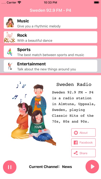 Sweden 92.9 FM - P4