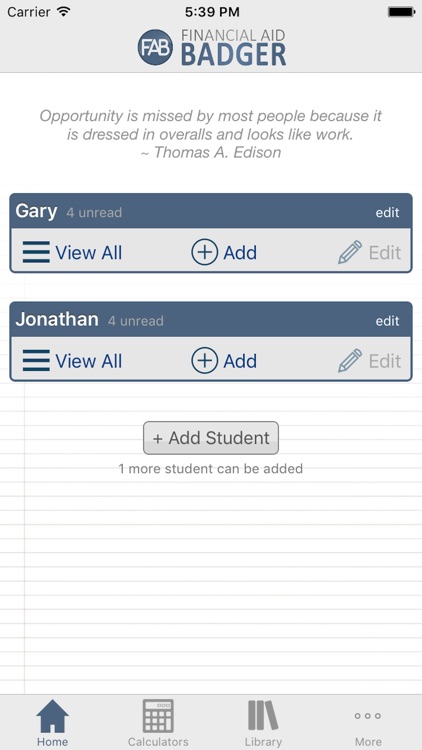 Financial Aid Badger