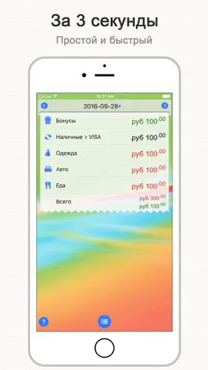 Скриншот DayCost - Personal Finance на iPhone 1