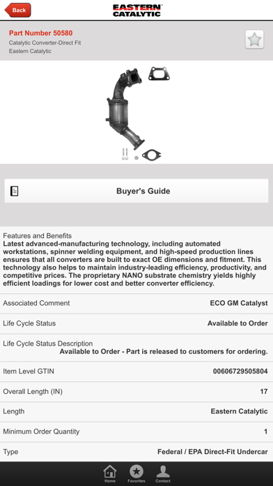 Screenshot #3 pour Eastern Catalytic Catalog
