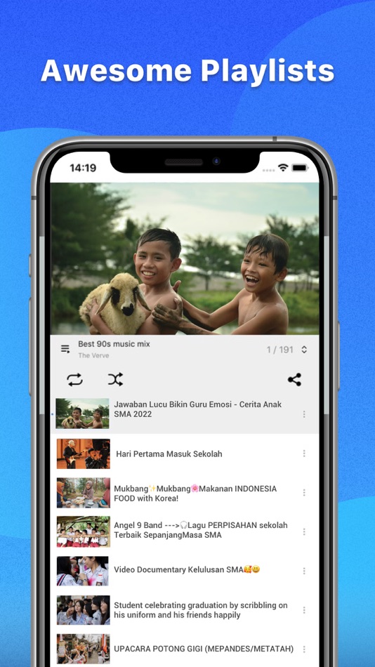 #5. Gotube - Stream & Music player (iOS) Podle: Rhianna Keisha Fernandes