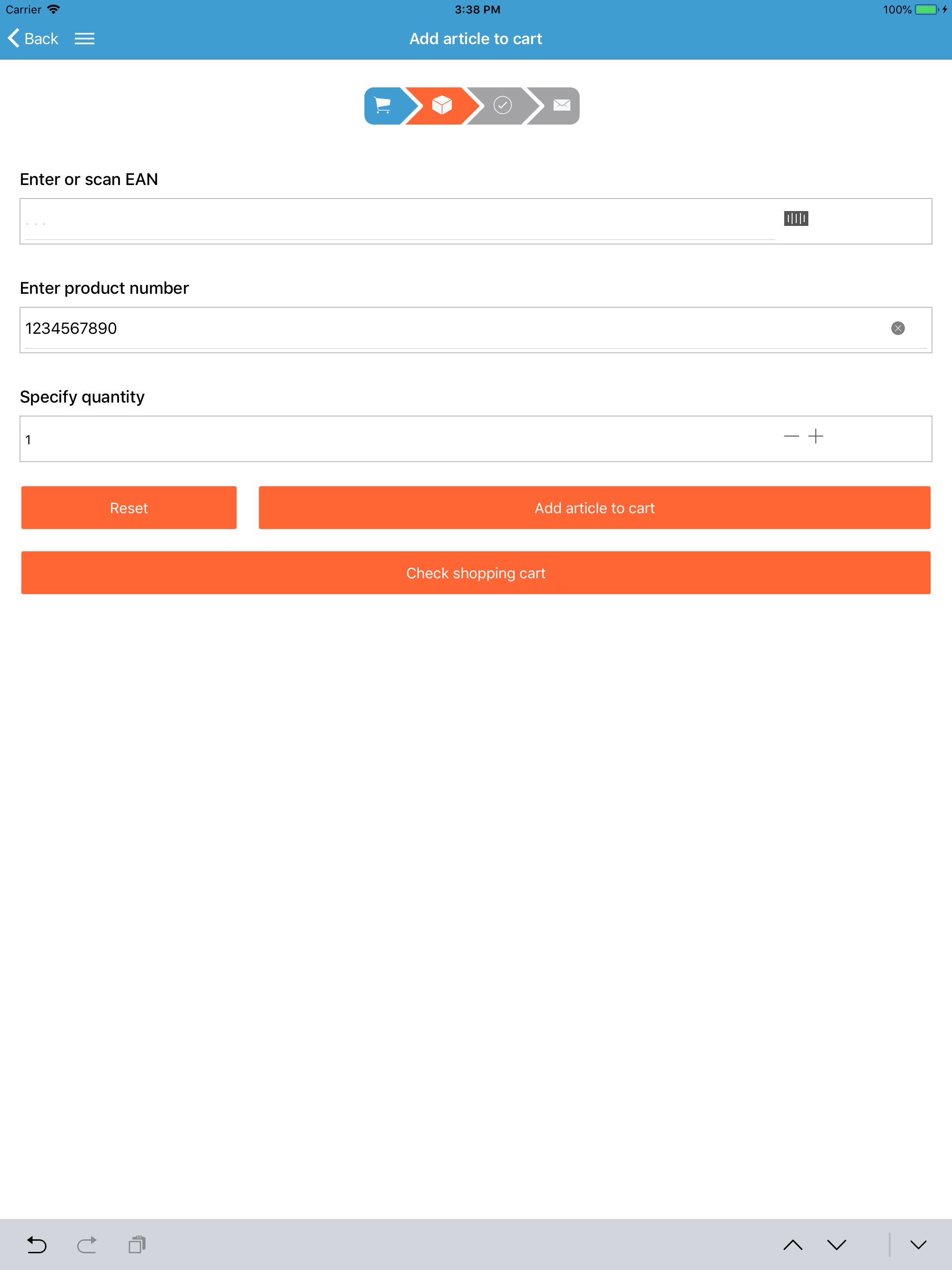 Order Manager App