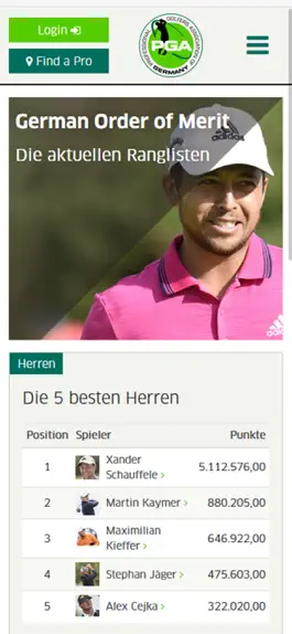Game screenshot PGA of Germany hack