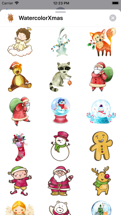 Screenshot #2 pour Watercolor Christmas Vol.2