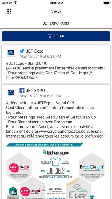 Texcare Forum France Navigator screenshot 2