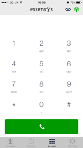 essensys Softphone (US) screenshot