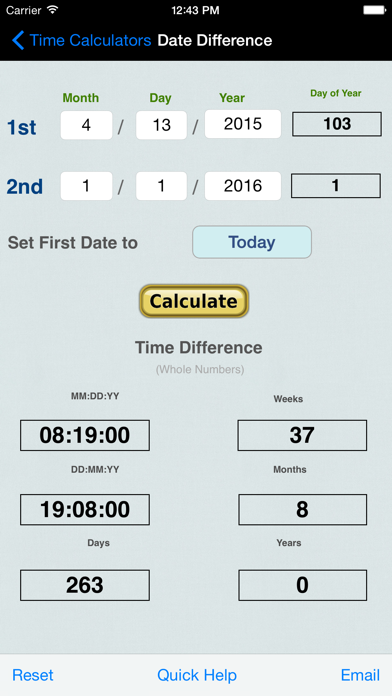 Time Calculator+ Screenshot