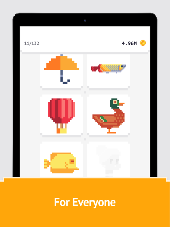 Idle Pixel Art Coloring Book iPad screenshot