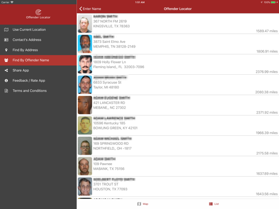 Screenshot #5 pour Offender Locator