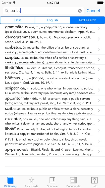 Scriba (Latin Dictionary)