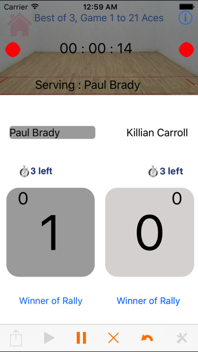 Handball Scoreboard Screenshot