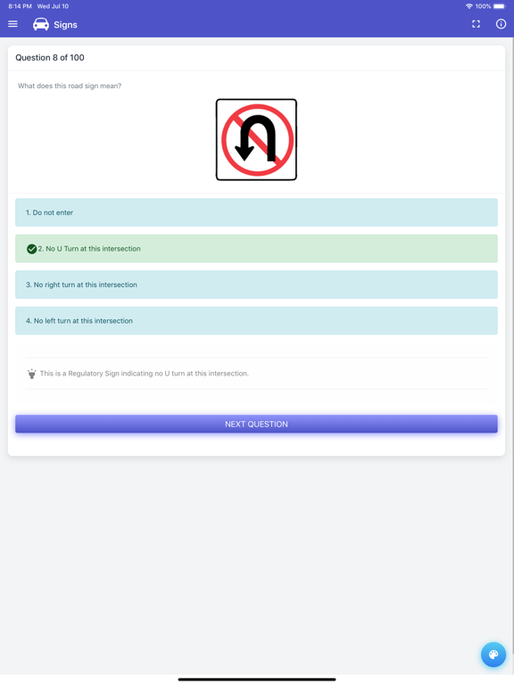 Montana MVD Permit Test iPad screenshot