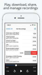 call recorder lite for iphone iphone screenshot 3