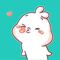 Happiness Rabbit and Friends app icon - Stickers app for iPhone