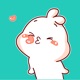 Happiness Rabbit and Friends app icon - Stickers app for iPhone