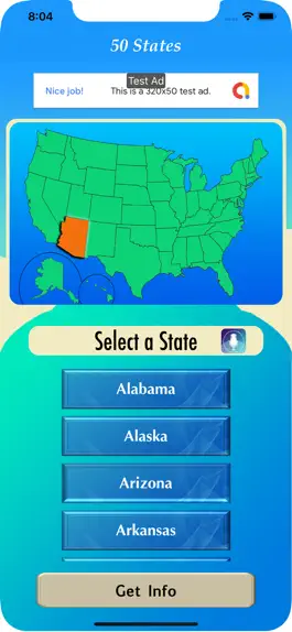 Game screenshot 50 States Info Lite hack