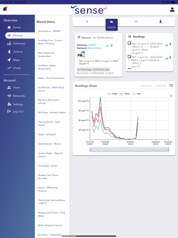 Screenshot #5 pour Sense IoT Mobile