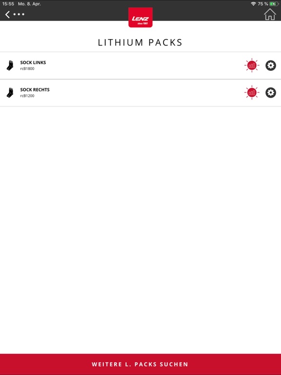 Lenz heat_app iPad screenshot