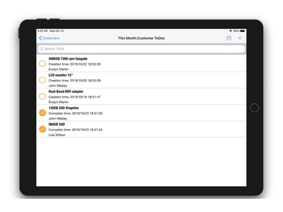Screenshot #4 for Customer Management - Contacts