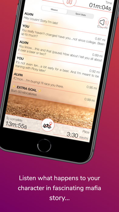 Screenshot #2 pour FitMob fitness audio mob game