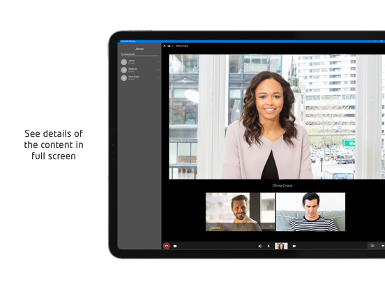 CloudTalk Meeting iPad screenshot