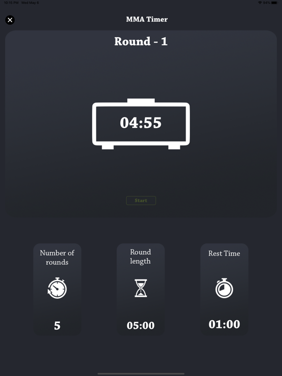 Screenshot #5 pour Boxing Round Interval Timer