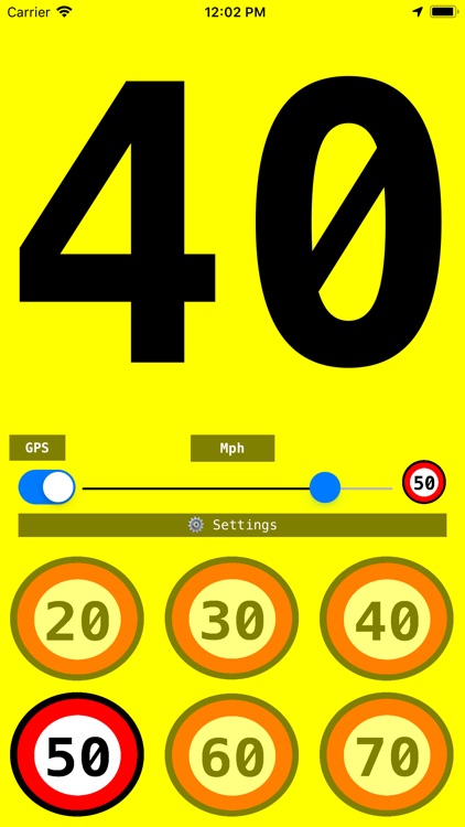 Colour Changing Speedometer