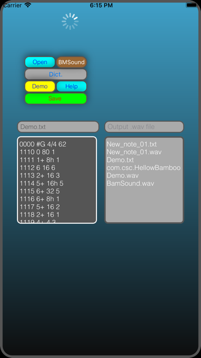 App screenshot