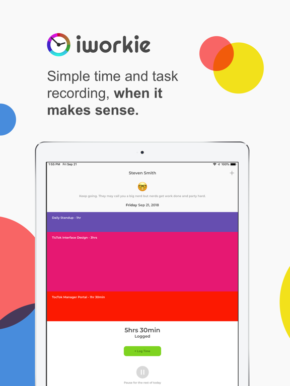 iworkie iPad screenshot 1 - Utilities app