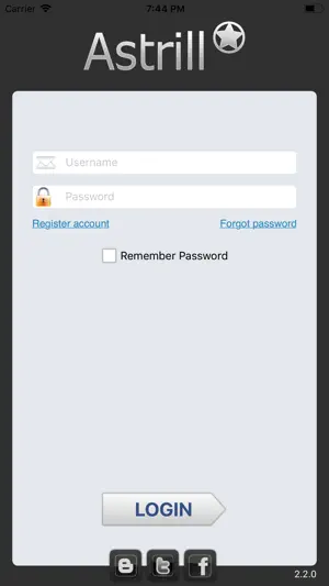 Astrill VPN Client screenshot 1