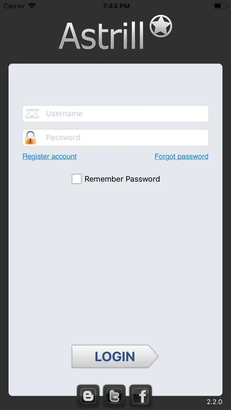 Astrill VPN Client screenshot 1 of 4