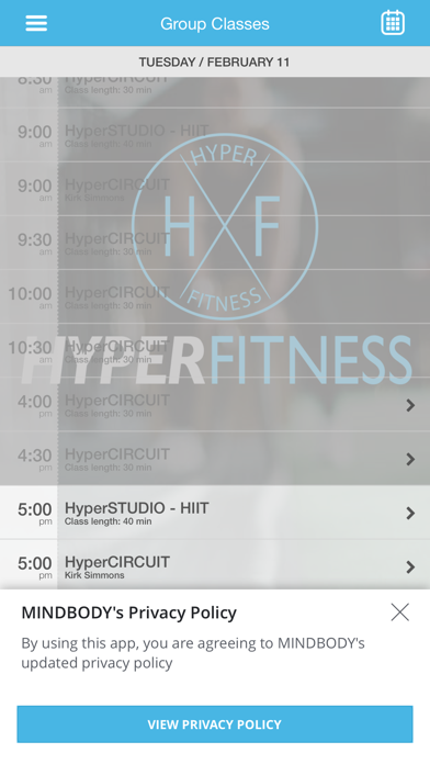 HyperFitness screenshot 2