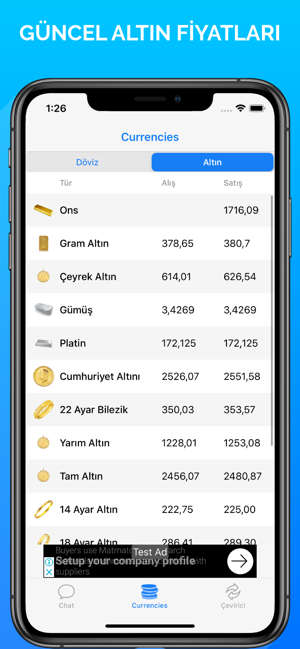 Canlı Döviz Altın Kur Çevirici(圖4)-速報App