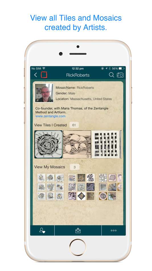 #4. Zentangle Mosaic (iOS) 由: Zentangle Books & Creations, LLC